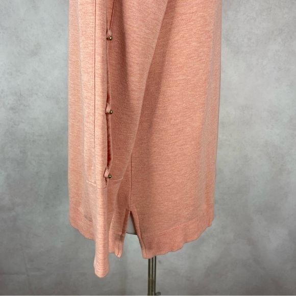 Soft Surroundings Go Lively Long Line Jersey Pullover Open Side Women's Size L - Picture 11 of 11